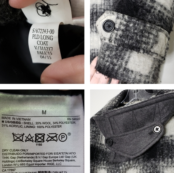 SOLD***Banana Republic Double Breasted Wool Coat - Picture 6 of 16